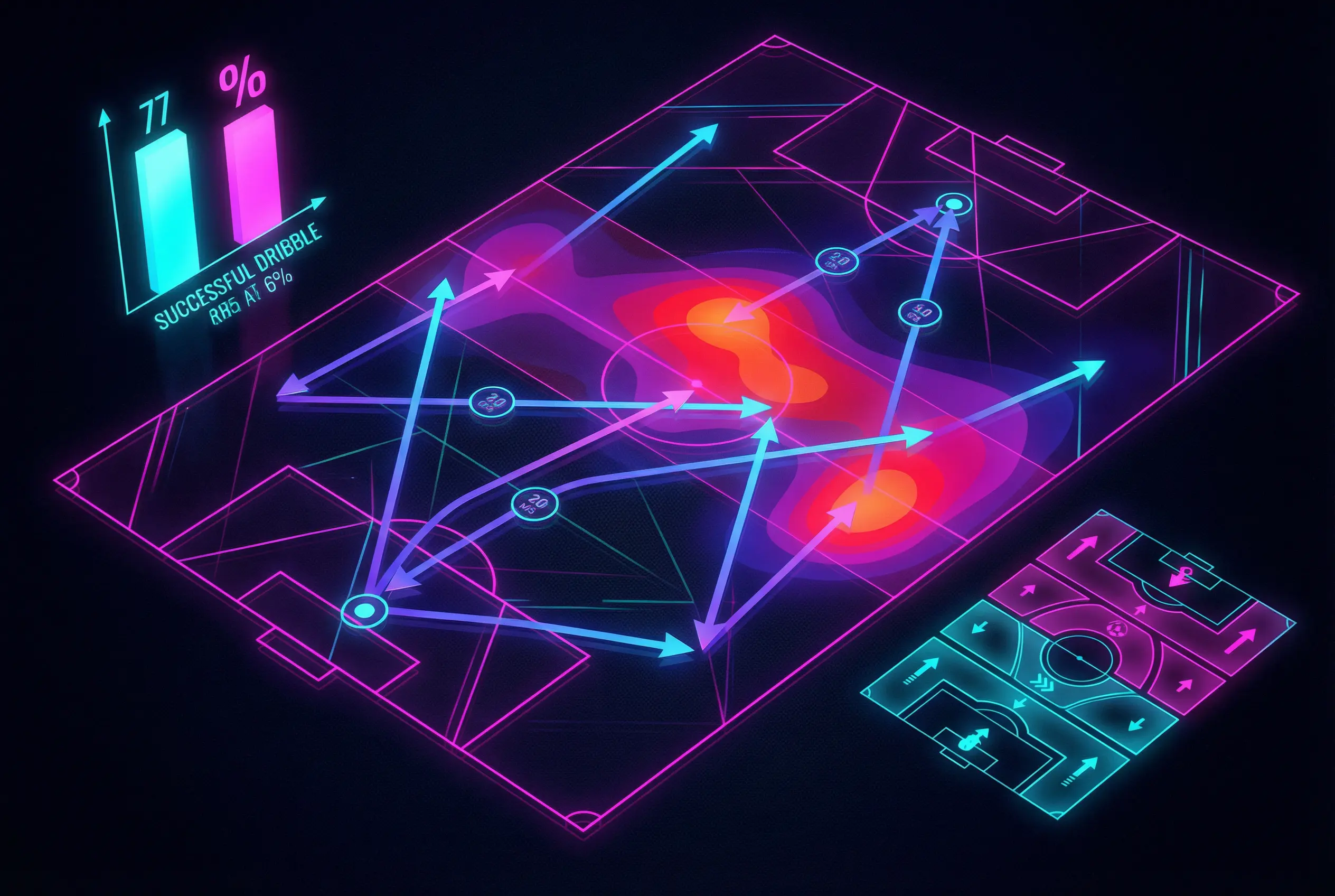 渐进式带球分析 - 亚博体育 战术数据